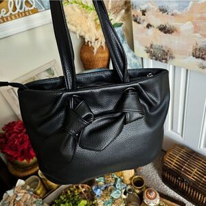 New Steve Madden Faux Leather Btwist Knotted Detail Shoulder Bag.